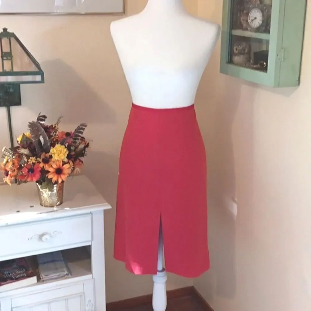 NWT Ann Taylor Red Skirt